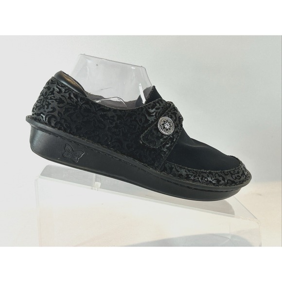 Alegria Shoes - Alegria Brenna Aristoclass Women's Sz 38EU 7.5US Black Floral Comfort Clogs